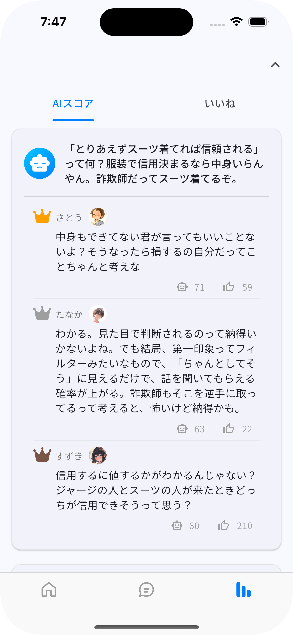 ランキング画面